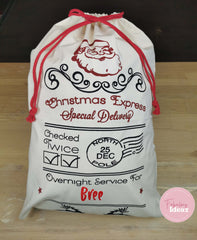 Personalised Christmas Stocking Santa Sacks