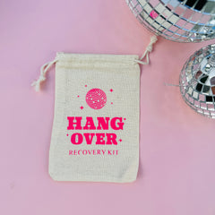 10x Bachelorette Party Bags - I Regret Nothing Hangover Kit Bags - Hangover Recovery Kit