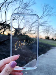 Personalised Phone Case | iPhone Clear Acrylic Case