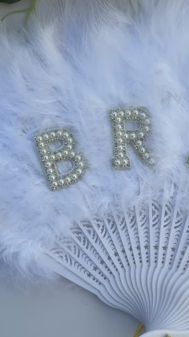 BRIDE Fluffy Feather Fan