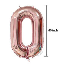 10th Rose Gold Birthday Party Pack 10 Garland Balloons