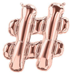Rose Gold Foil Balloon Letters Numbers 16"/ 41CM Birthday Hens Wedding Decor Baby Shower Mylar Foil Metalic