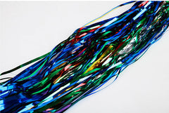 2 Meter Long Drop Rainbow Multi Color Tinsel Curtain