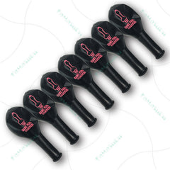 Pack of 10 Same Penis Forever Pink on Black Hens Latex Balloons