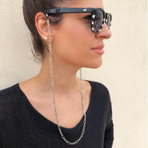 Silver Sunglasses Neck Chain Glasses Sunglasses Chain Cord Lanyard Holder Strap