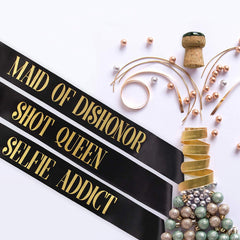 Fun Bridal Sashes for Bachelorette Hens Party Bridal Shower