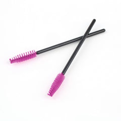 Black & Hot Pink Disposable Mascara Wands
