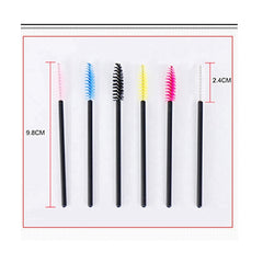 Black & Hot Pink Disposable Mascara Wands