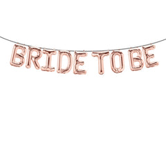 BRIDE TO BE 16" Rose Gold Foil Balloon