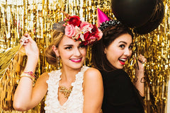 1m Metallic Tinsel Curtain