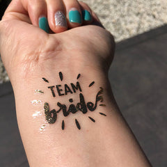 Hens Team Bride Temporary Tattoos