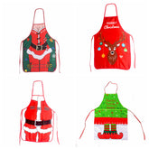 Xmas Apron Funny BBQ Christmas Gift Sexy Party Cooking Kitchen Santa Christmas Costume