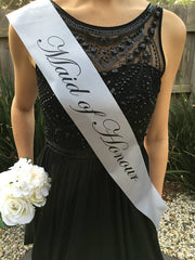 SILVER Hen's Party Sash