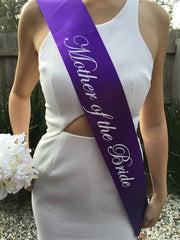 PURPLE Hen's Party Sash