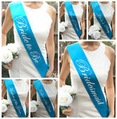 BABY BLUE Hen's Party Sash