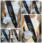 BLACK Hen's Party Sash