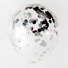 Blue Silver Marble Balloons Set 20 Pack // Silver Confetti Balloons // Pear White Latex Balloons Thickened 12" 20pcs, Ready To Inflate