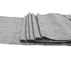 Grey Burlap Table Runner Imitated Linen Wrinkle-Free 30cm x 182cm Scented Rustic Gray Wedding Party Decor