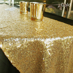 Sequin Table Runners 275cm x 30cm (13in x 108in) Long Table Cloth Party Wedding Event Home Decoration 7 Colours