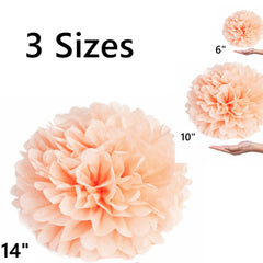 Tissue Paper Pom Poms Wedding Party Baby Living Room Decoration Home Pompoms