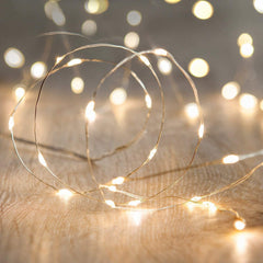 LED String Fairy light Silver Wire warm white Garden/ Home/Christmas/Wedding Party Decoration