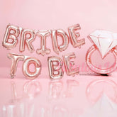 16" BRIDE TO BE Rose Gold / Gold / Silver Foil Balloon For Hens Party Engagement Hen Party Bridal Shower Kitchen Tea