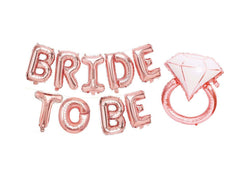 16" BRIDE TO BE Rose Gold / Gold / Silver Foil Balloon For Hens Party Engagement Hen Party Bridal Shower Kitchen Tea