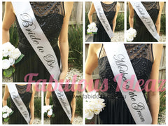 Bachelorette Party Sash - Bridal Shower Sash - Hen Sash - Bride To Be Sash - Bridal Shower Gift- Hen Party Bridesmaid Team Bridesmaid Bride