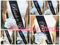 Bachelorette Party Sash - Bridal Shower Sash - Hen Sash - Bride To Be Sash - Bridal Shower Gift- Hen Party Bridesmaid Team Bridesmaid Bride