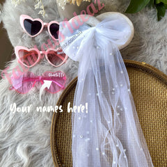 Groovy Hen Party Heart Shaped Sunglasses for Hen Do Bachelorette Night, Bridesmaid Proposal Gift, Bridesmaids Gifts, Party Souvenirs