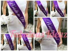 Bachelorette Party Sash - Bridal Shower Sash - Hen Sash - Bride To Be Sash - Bridal Shower Gift- Hen Party Bridesmaid Team Bridesmaid Bride