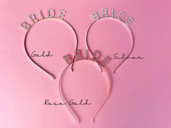 Bride Headband, Bridal Tiara, Silver Diamante Bride Head Band, Hen Party, Bride to Be Headband , Bride to Be, Bride Tribe, Team Bride