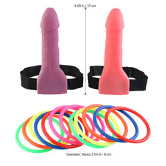 Bachelorette Dick Willy Penis Head Hoopla Ring Toss Game Hens Party Stag Night