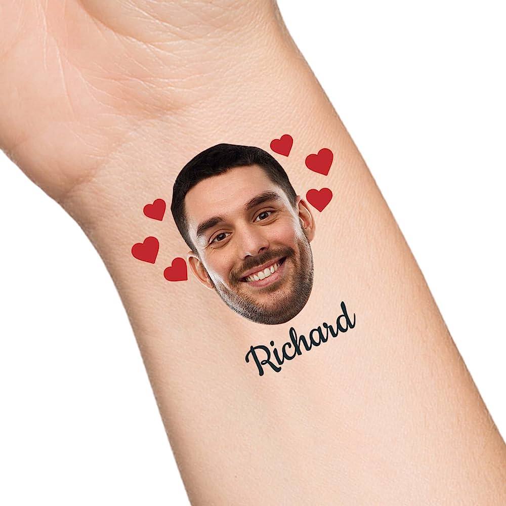 Hen Party Temporary Tattoo Custom Made Groom Face Favors