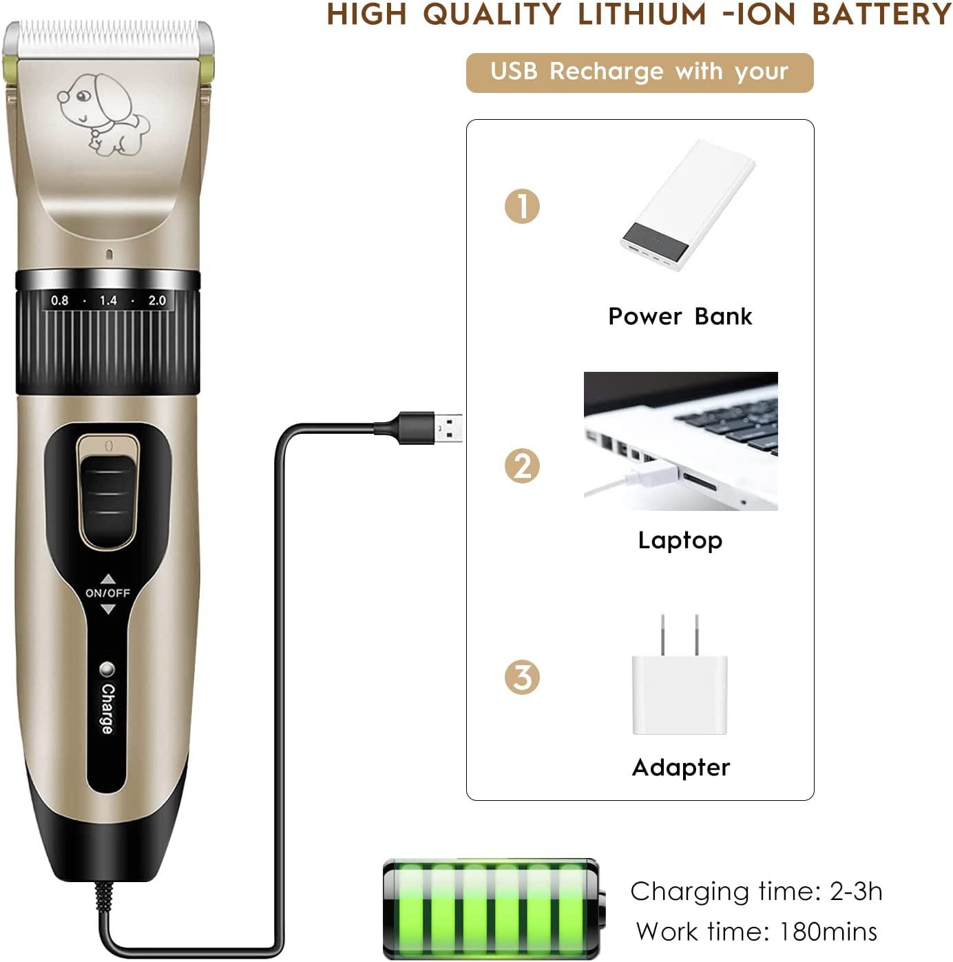 Dog Grooming 9IN1 Pet Hair Clippers, Dog Grooming Kit