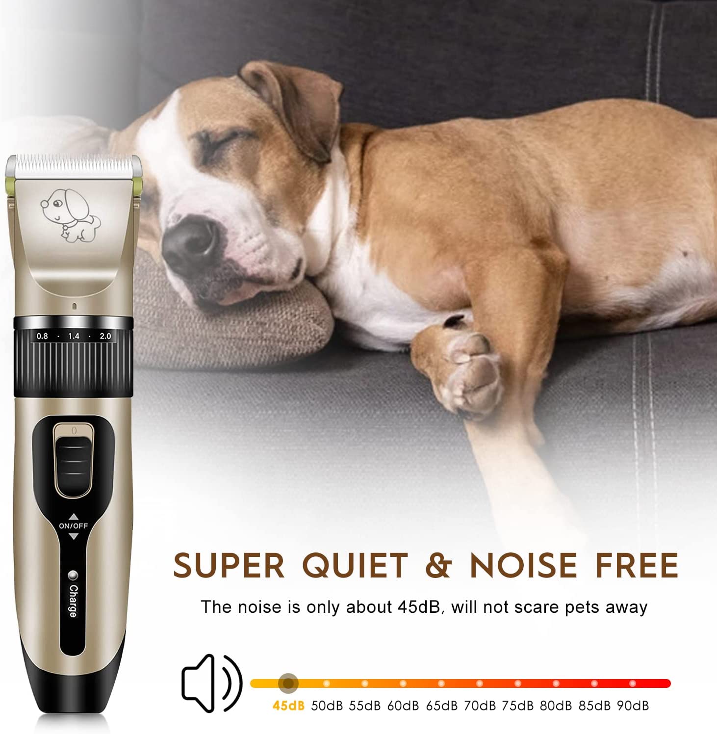 Dog Grooming 9IN1 Pet Hair Clippers, Dog Grooming Kit