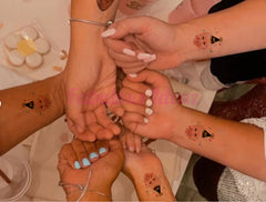 Birthday Face Tattoo Custom Made Grandma Granpa Temporary Tattoo