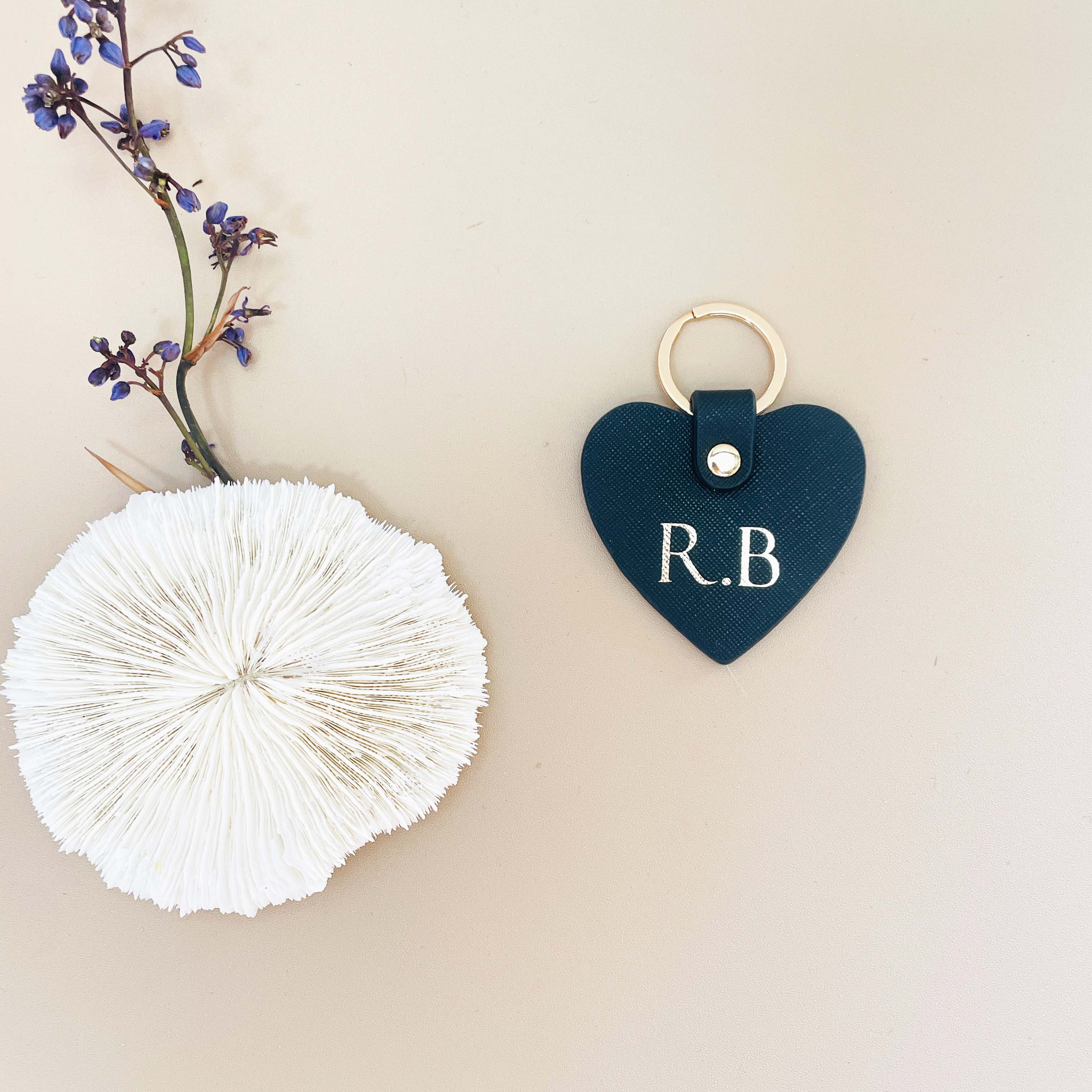 Personalized Key Ring with Monogram