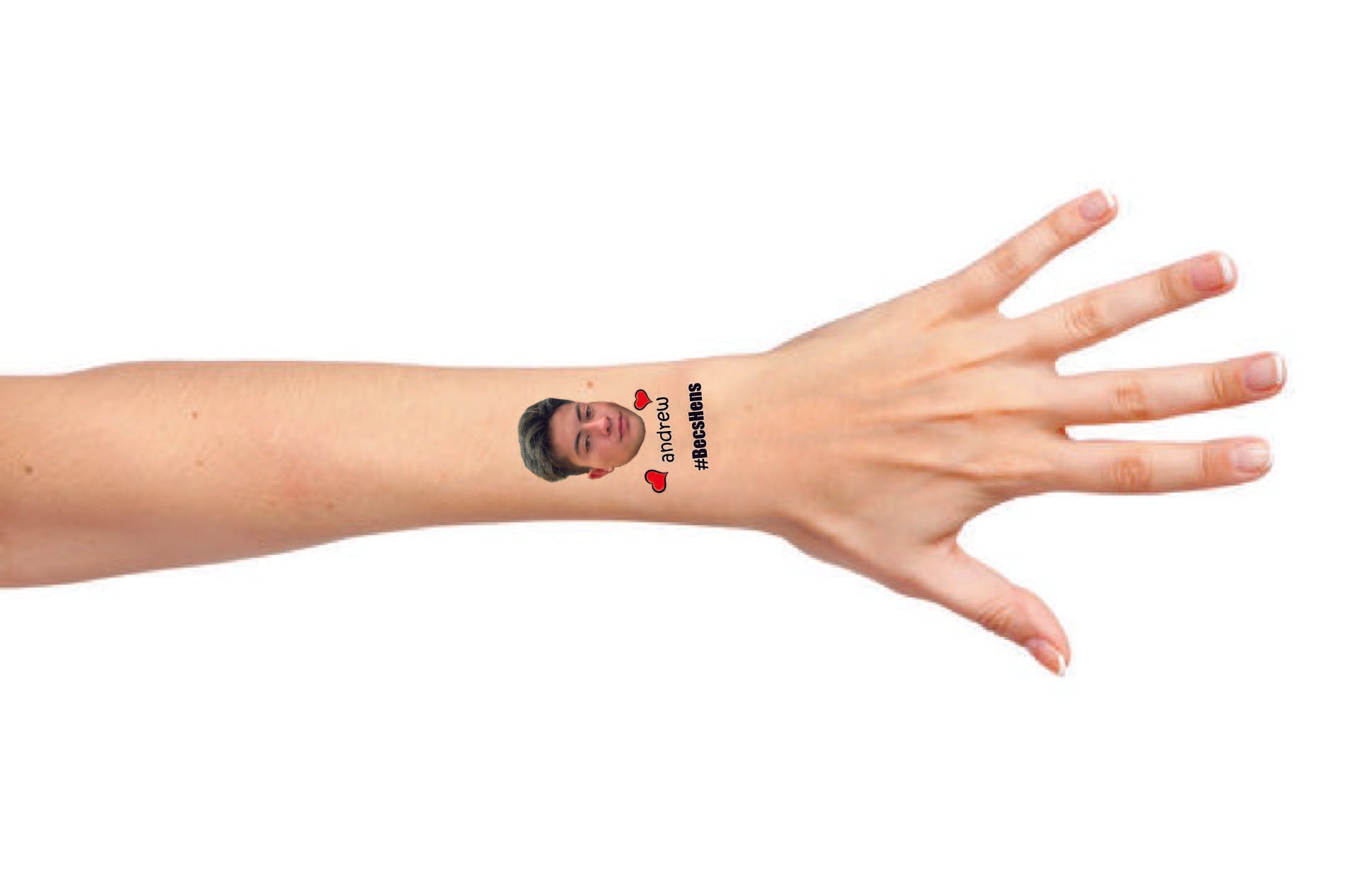 Hen Party Temporary Tattoo Custom Made Groom Face Favors