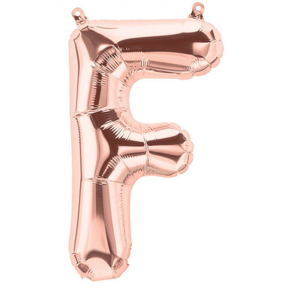 Rose Gold Foil Balloon Letters Numbers 16"/ 41CM Birthday Hens Wedding Decor Baby Shower Mylar Foil Metalic