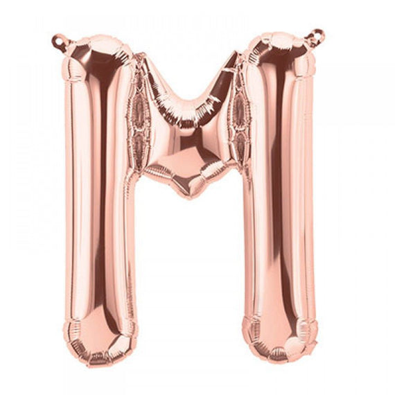 Rose Gold Foil Balloon Letters Numbers 16"/ 41CM Birthday Hens Wedding Decor Baby Shower Mylar Foil Metalic