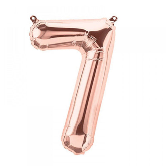 Rose Gold Foil Balloon Letters Numbers 16"/ 41CM Birthday Hens Wedding Decor Baby Shower Mylar Foil Metalic