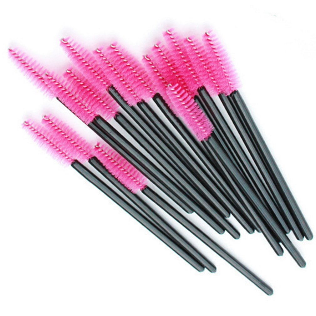 Black & Hot Pink Disposable Mascara Wands