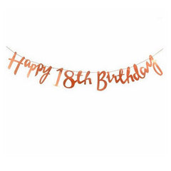 Ultimate 18th Rose Gold EighteenthBirthday Pack 18 Garland Balloons Decorations Eighteen Party Decor Eighteenth Party