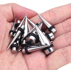 36x Ear Stretching Kit - Silver