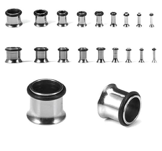 36x Ear Stretching Kit - Silver