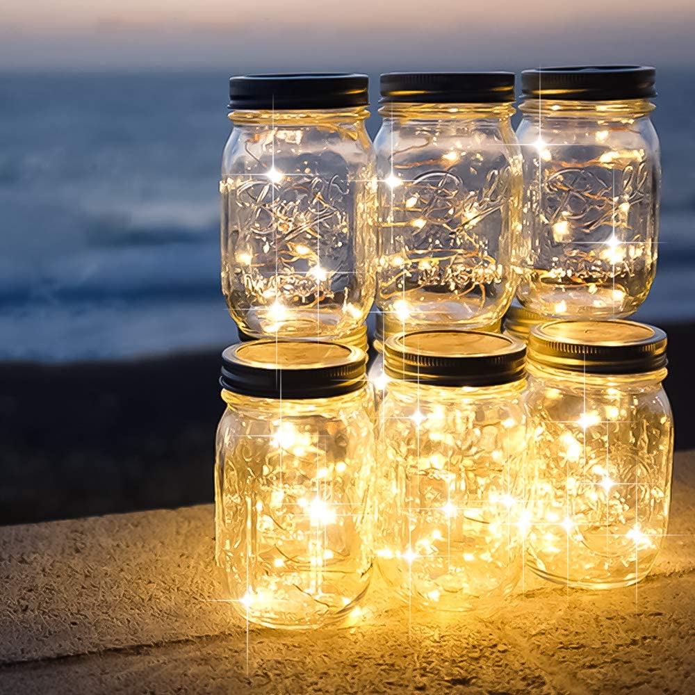 LED String Battery Powered Copper Wire Fairy Lights 1M 10 LEDs Warm White