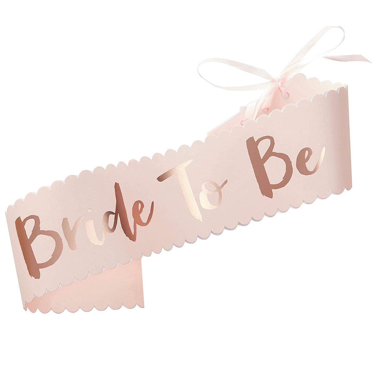 Blush Rose Gold Team Bride Hens Party Sash Wedding Sashes