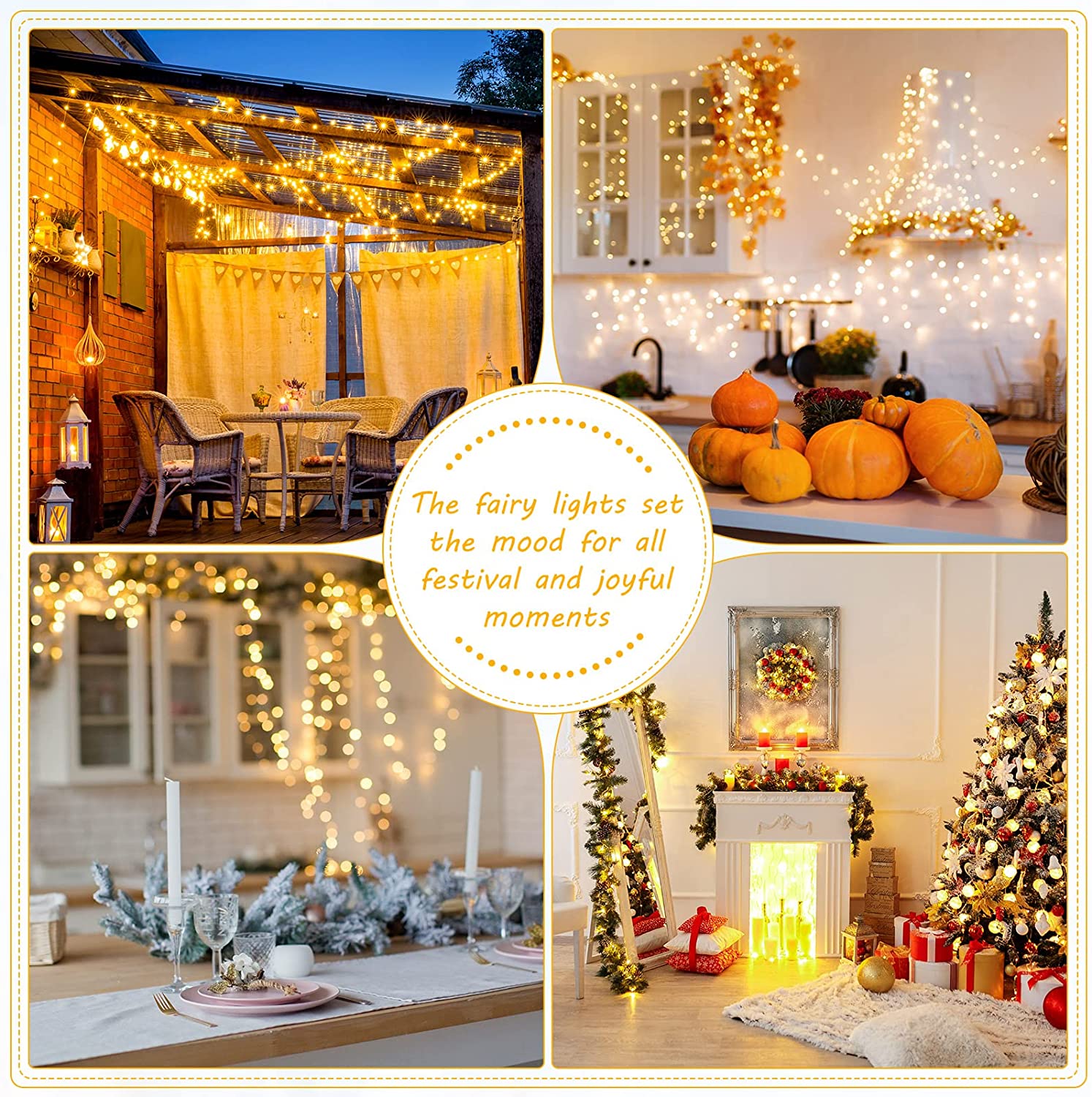 3 x 10m USB Powered LED String Copper Wire Fairy Lights