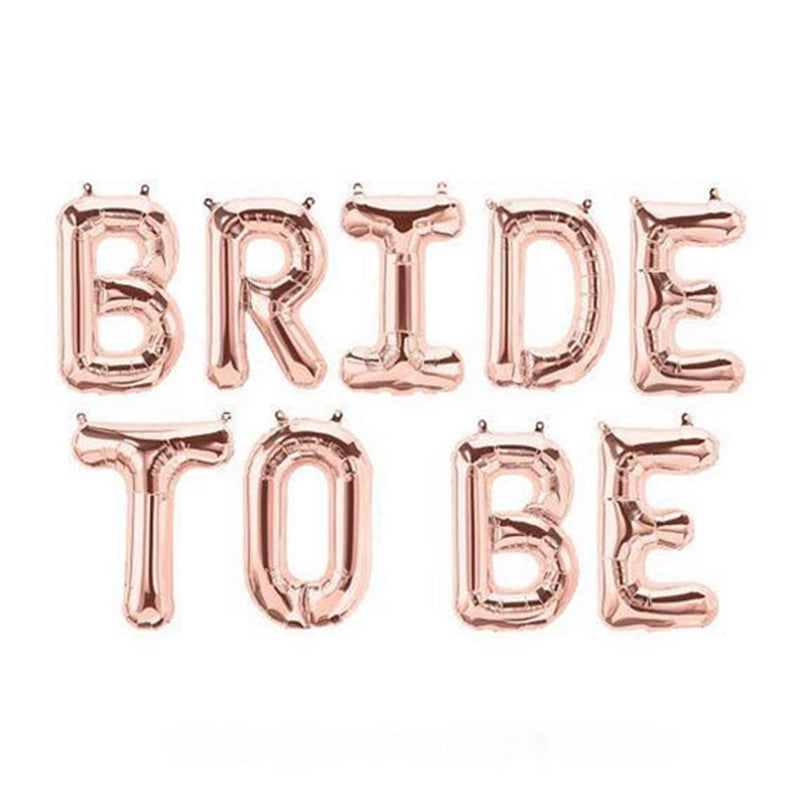 BRIDE TO BE 16" Rose Gold Foil Balloon
